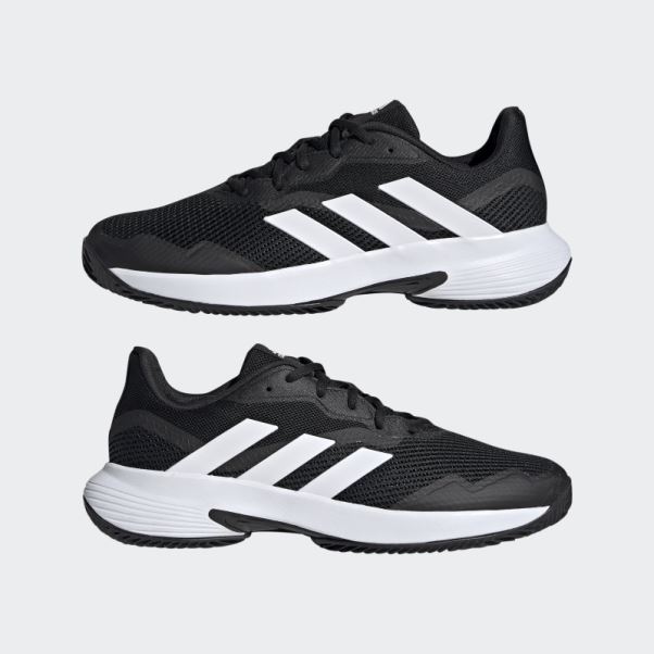 Chaussures De Tennis Adidas Courtjam Control Argile Noir