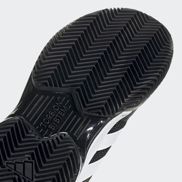 Chaussures De Tennis Adidas Courtjam Control Argile Noir