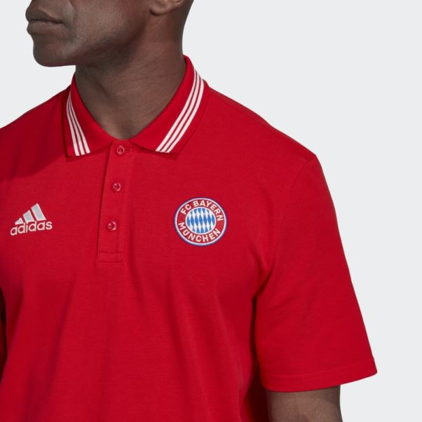 Adidas Polo Fc Bayern Adn Rouge