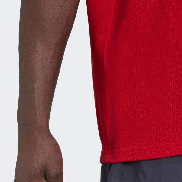 Adidas Polo Fc Bayern Adn Rouge
