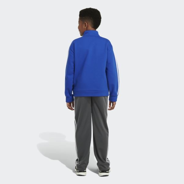 Adidas Half Zip 3s Plovr Bleu Royal