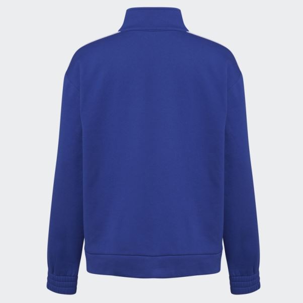 Adidas Half Zip 3s Plovr Bleu Royal