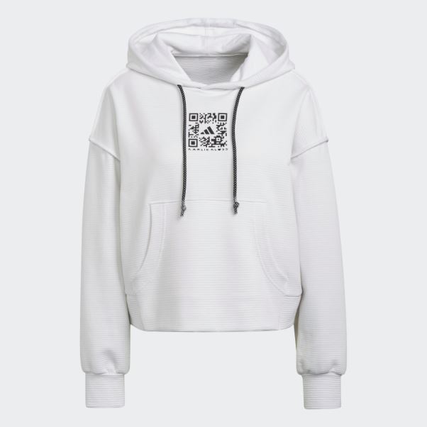 Sweat à Capuche Adidas X Karlie Kloss Blanc