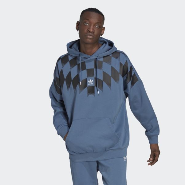 Sweat à Capuche Graphique Adidas Rekive Acier Chaud