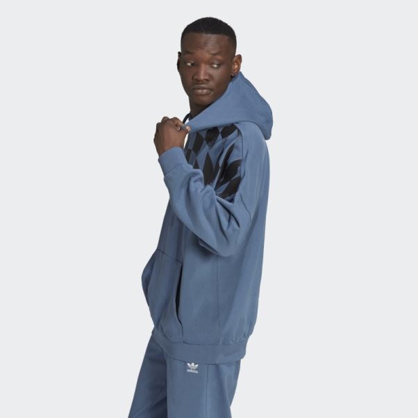 Sweat à Capuche Graphique Adidas Rekive Acier Chaud
