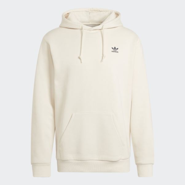 Adidas Sweat à Capuche Adicolor Essentials Trèfle Blanc