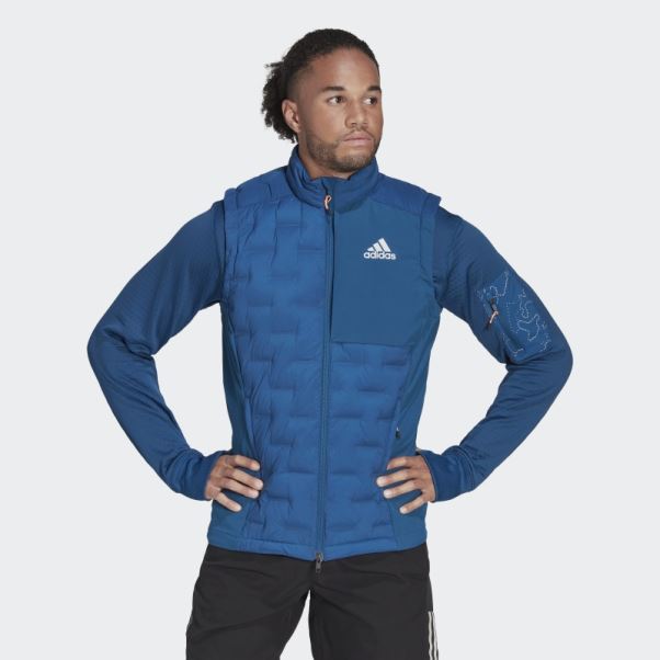 Gilet De Running X-city Adidas Marine