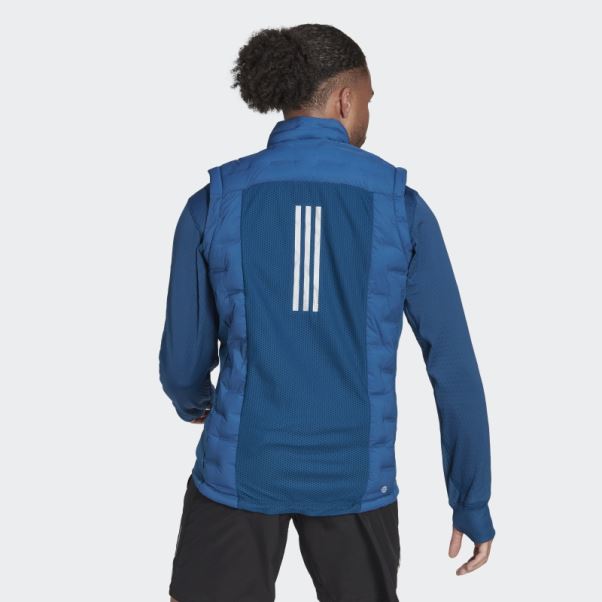 Gilet De Running X-city Adidas Marine