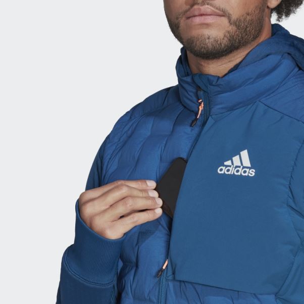 Gilet De Running X-city Adidas Marine