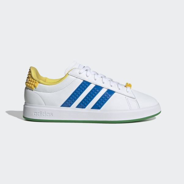 Chaussures Adidas Grand Court X Lego 2.0 Blanc Chaud