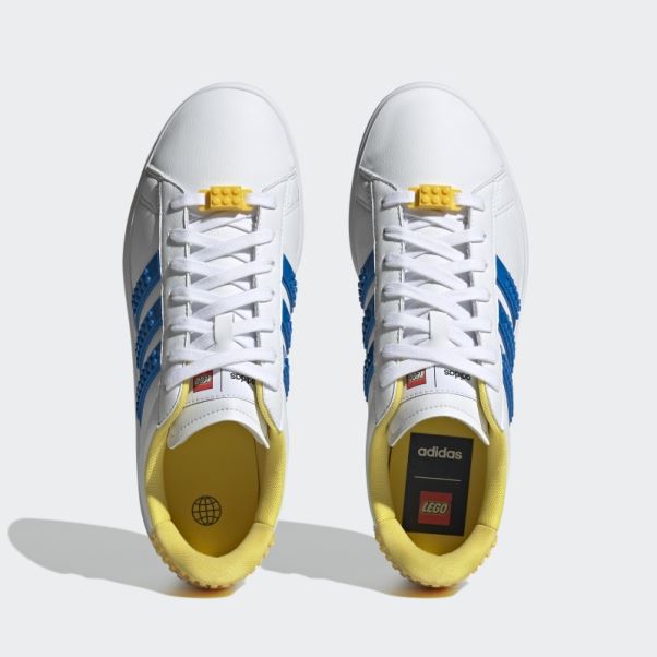 Chaussures Adidas Grand Court X Lego 2.0 Blanc Chaud
