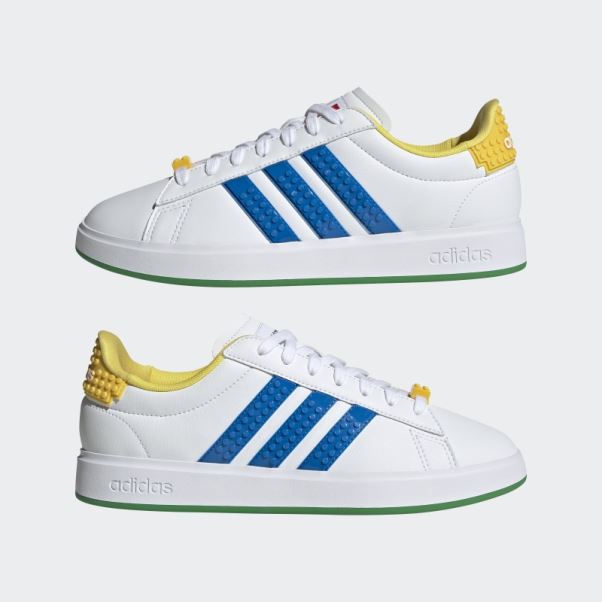 Chaussures Adidas Grand Court X Lego 2.0 Blanc Chaud