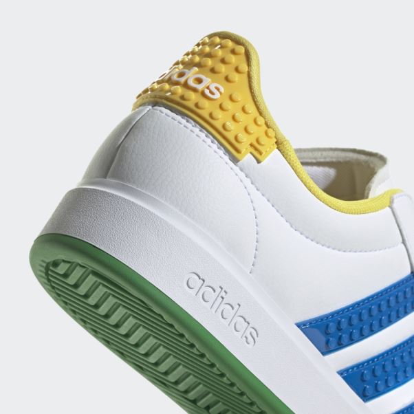 Chaussures Adidas Grand Court X Lego 2.0 Blanc Chaud