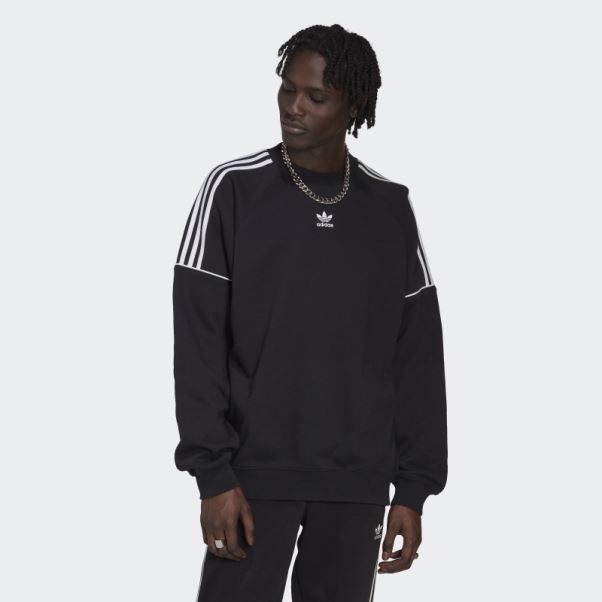 Sweat Adidas Rekive Crew Noir Mode