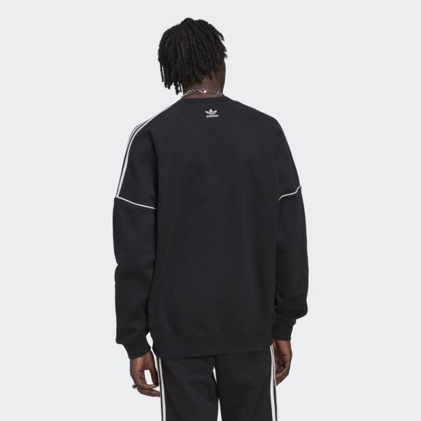 Sweat Adidas Rekive Crew Noir Mode