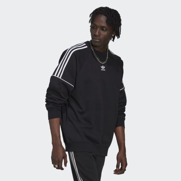 Sweat Adidas Rekive Crew Noir Mode