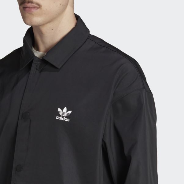 Adidas Adicolor Classics Trèfle Coach Veste Noir