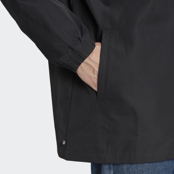 Adidas Adicolor Classics Trèfle Coach Veste Noir