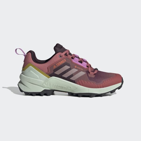 Chaussures De Randonnée Terrex Swift R3 Gore-tex Adidas Rouge