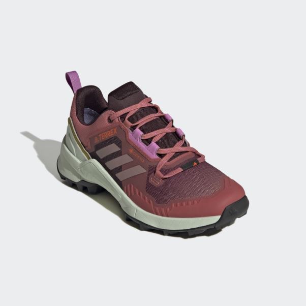 Chaussures De Randonnée Terrex Swift R3 Gore-tex Adidas Rouge