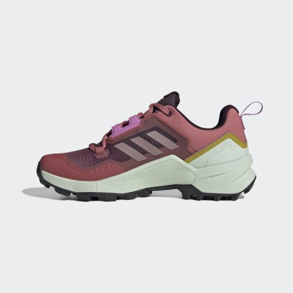 Chaussures De Randonnée Terrex Swift R3 Gore-tex Adidas Rouge