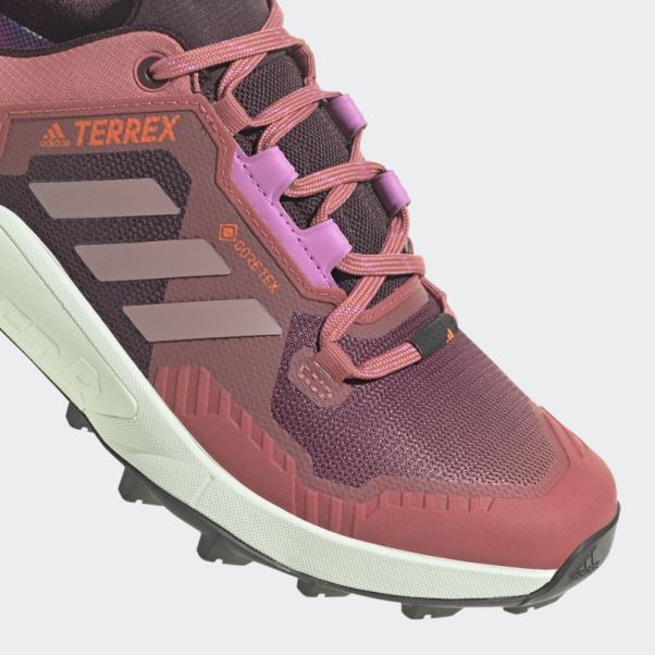 Chaussures De Randonnée Terrex Swift R3 Gore-tex Adidas Rouge