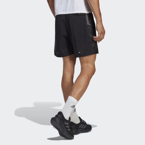 Adidas Possède Le Short Saisonnier Run Noir