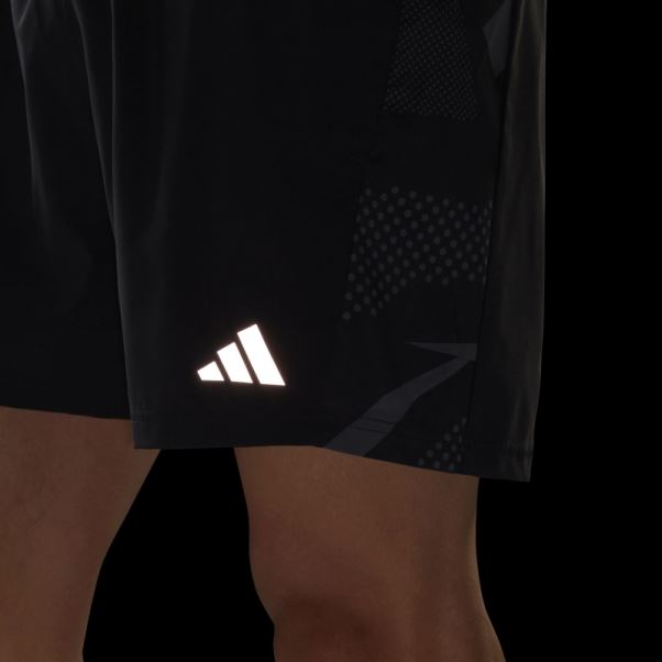 Adidas Possède Le Short Saisonnier Run Noir
