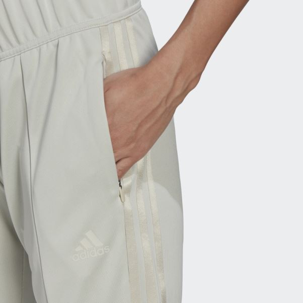 Pantalon Adidas Tiro à Ourlet Fendu Aluminium