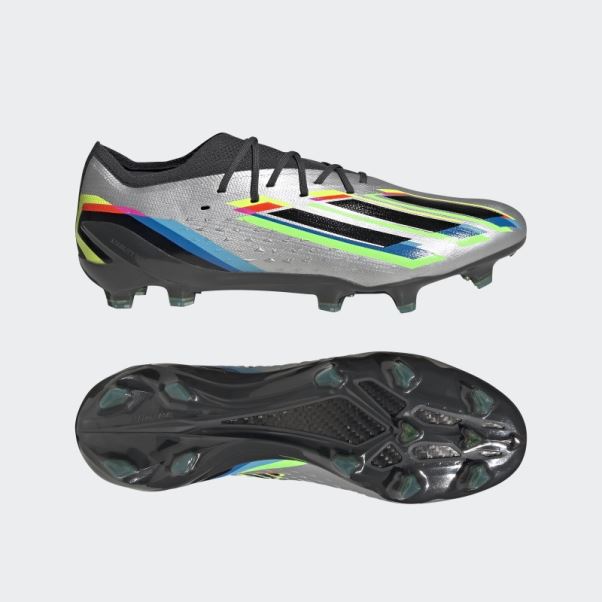 Adidas Silver X Speedportal.1 Bottes Pour Terrain Sec