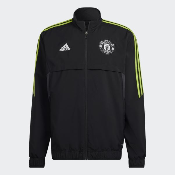 Manchester United Condivo 22 Présentation Survêtement Adidas Noir