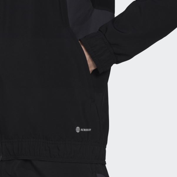 Manchester United Condivo 22 Présentation Survêtement Adidas Noir
