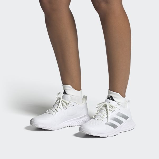 Chaussures Adidas Court Team Bounce 2.0 Blanches