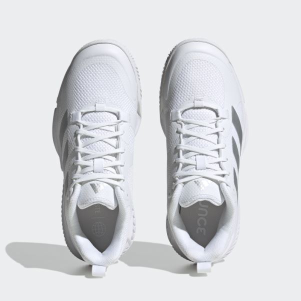 Chaussures Adidas Court Team Bounce 2.0 Blanches