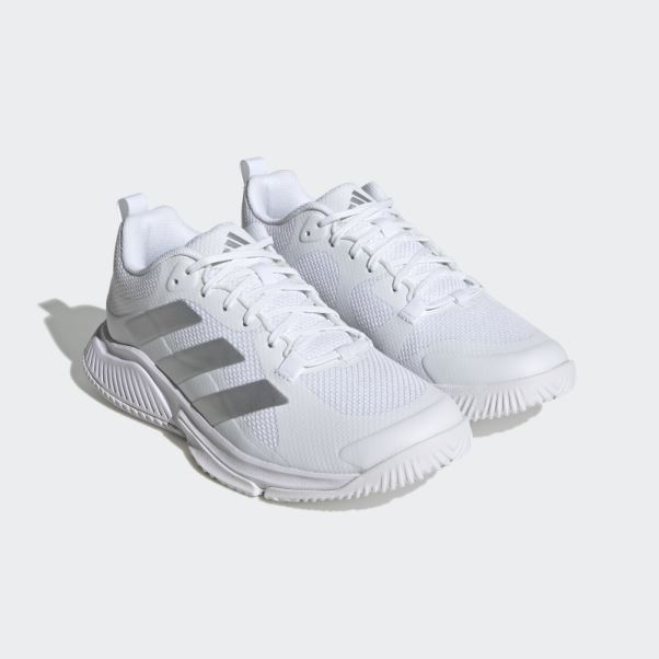 Chaussures Adidas Court Team Bounce 2.0 Blanches