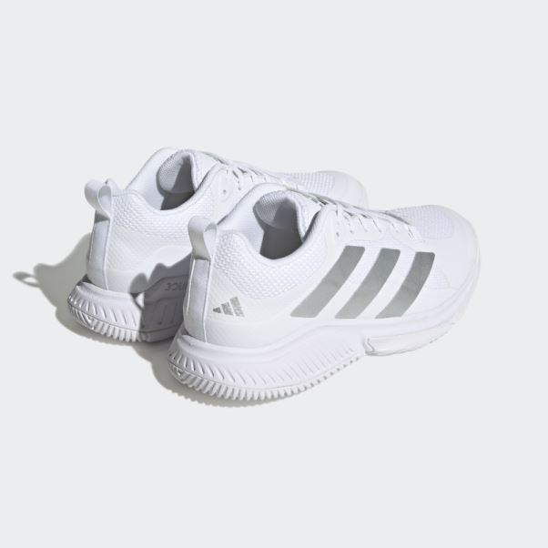 Chaussures Adidas Court Team Bounce 2.0 Blanches