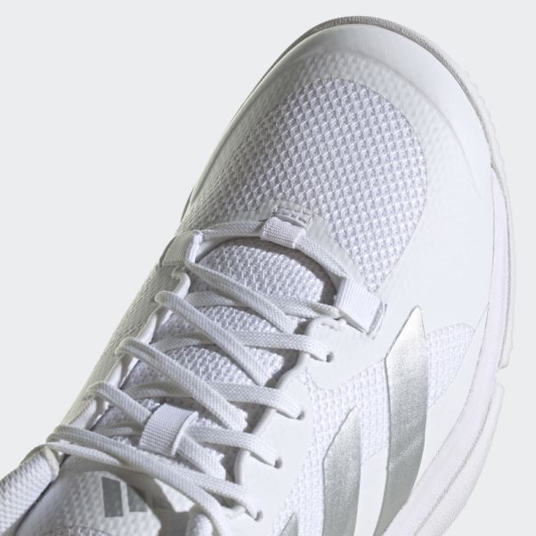 Chaussures Adidas Court Team Bounce 2.0 Blanches