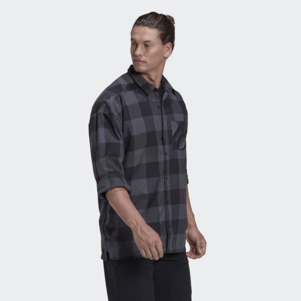 Five Ten Brand Of The Brave Chemise En Flanelle (genre Neutre) Gris Adidas
