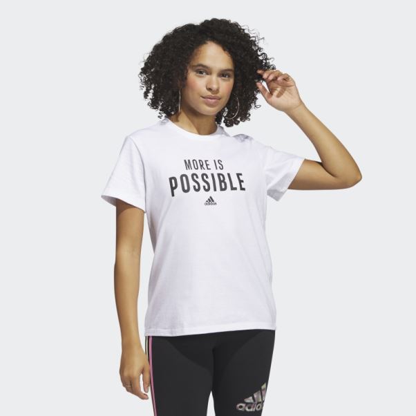 Tee Shirt Adidas Possible Blanc