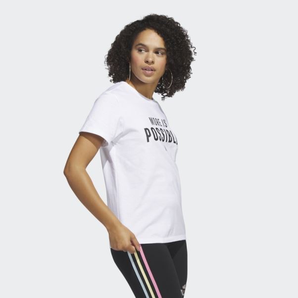 Tee Shirt Adidas Possible Blanc