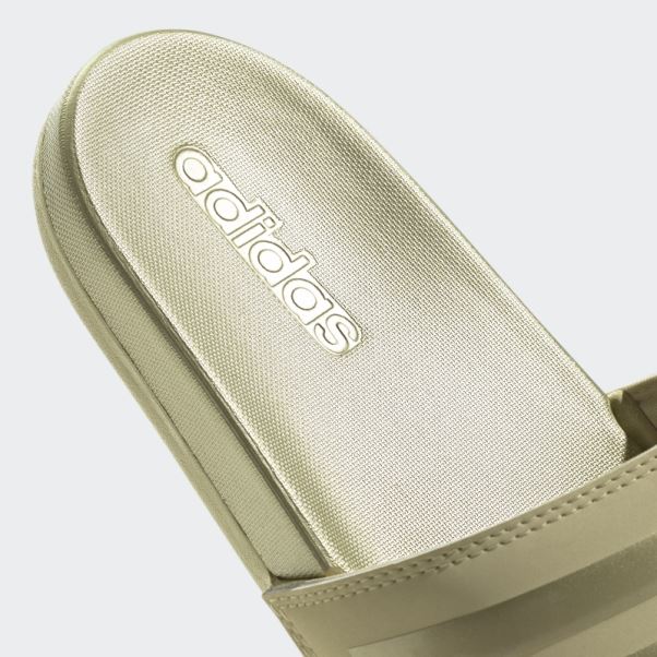 Sandales Adilette Confort Beige Sable Adidas