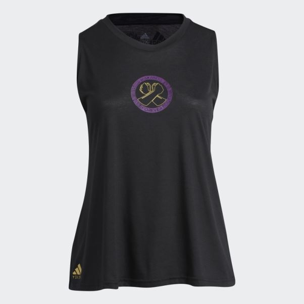 Débardeur Graphique Panthère Noire Adidas Marvel Noir