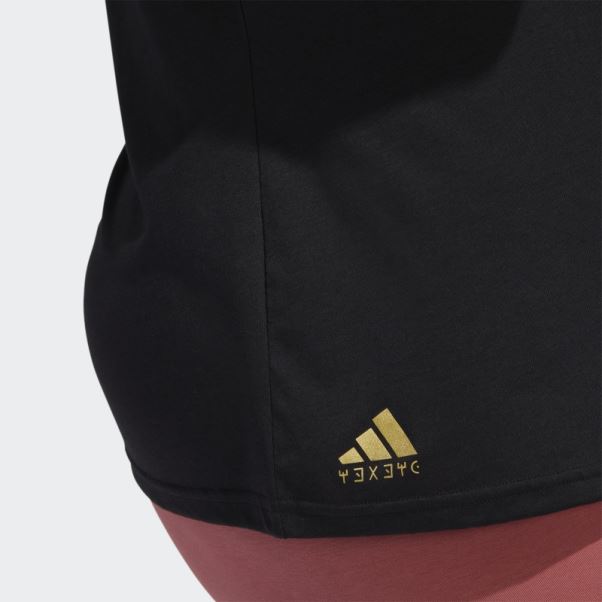 Débardeur Graphique Panthère Noire Adidas Marvel Noir