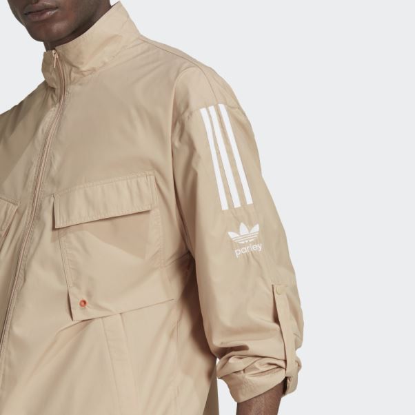 Veste De Survêtement Adicolor Parley Beige Adidas
