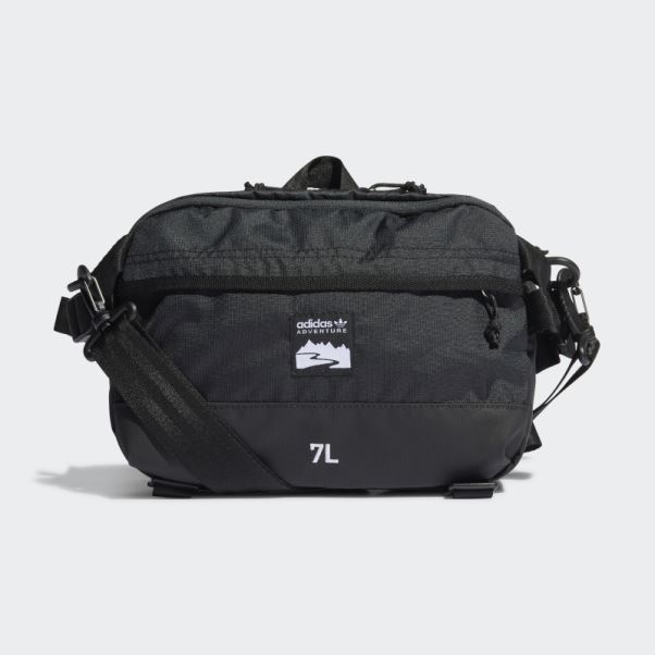 Sac De Taille Adidas Aventure Grand Noir