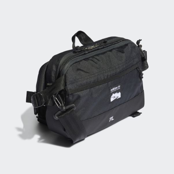Sac De Taille Adidas Aventure Grand Noir