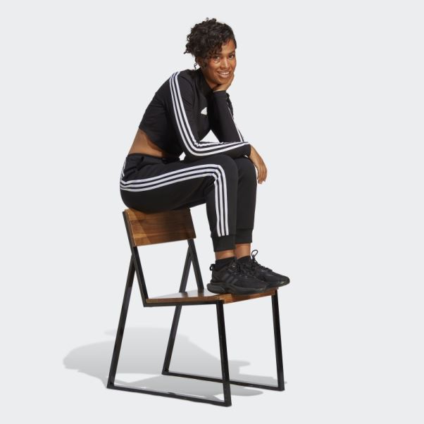 élégant Futur Icônes 3-stripes Pantalon Classique Noir Adidas