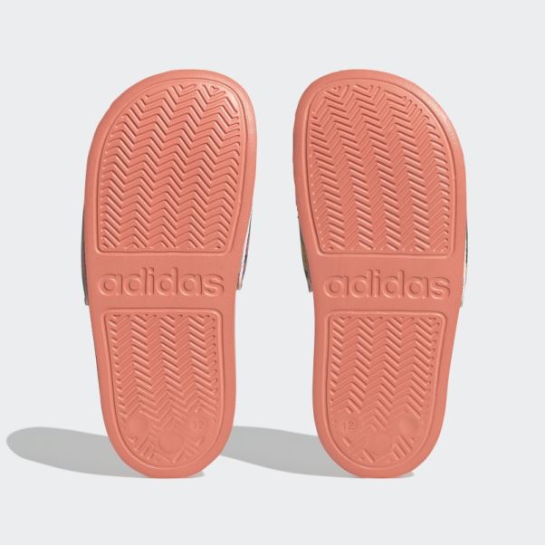 Sandales De Douche Adilette Corail Adidas