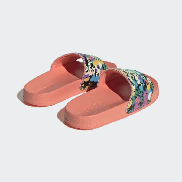 Sandales De Douche Adilette Corail Adidas