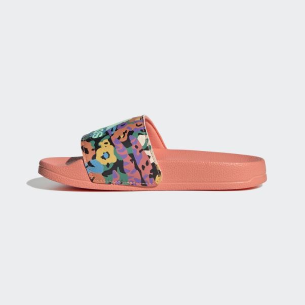 Sandales De Douche Adilette Corail Adidas